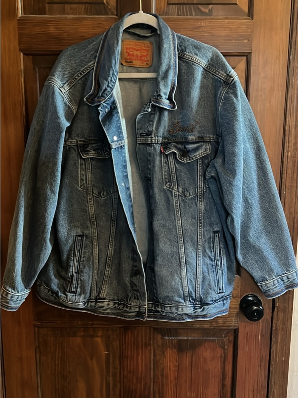 Levi's Light Blue Denim Jacket with Button Front